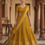 New South Indian  Silk Checked Half Saree Lehenga Choli with Zari Border