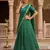 New South Indian  Silk Checked Half Saree Lehenga Choli with Zari Border