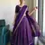 New South Indian Silk Checked Half Saree Lehenga Choli with Zari Border