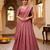 New South Indian  Silk Checked Half Saree Lehenga Choli with Zari Border