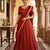 New South Indian  Silk Checked Half Saree Lehenga Choli with Zari Border