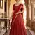 New South Indian Silk Checked Half Saree Lehenga Choli with Zari Border