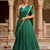 New South Indian  Silk Checked Half Saree Lehenga Choli with Zari Border