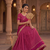 New South Indian  Silk Checked Half Saree Lehenga Choli with Zari Border