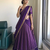 New South Indian  Silk Checked Half Saree Lehenga Choli with Zari Border