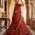 New South Indian  Silk Checked Half Saree Lehenga Choli with Zari Border