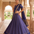 New South Indian  Silk Checked Half Saree Lehenga Choli with Zari Border