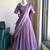New South Indian  Silk Checked Half Saree Lehenga Choli with Zari Border