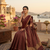 New South Indian  Silk Checked Half Saree Lehenga Choli with Zari Border