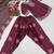 maroon satin kurta set