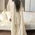 cream faux georgette kurta set