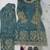 Sky blue fandy crushi silk kurta farshi salwar dupatta set