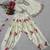 cream satin kurta set