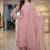 light pink georgette salwar suit dupatta set