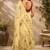Women light beige chanderi cotton kalamkari ready to wear saree