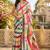 Women multicolor chanderi cotton checked ready to wear saree