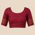 Women yellow & maroon chanderi cotton bomkei ready to wear saree