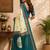 Women cream chanderi cotton ajrakh print ready to wear saree