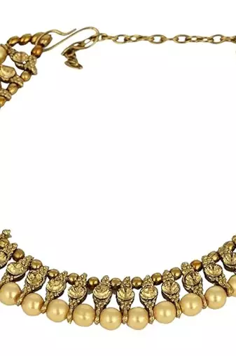 Traditional gold anklets
