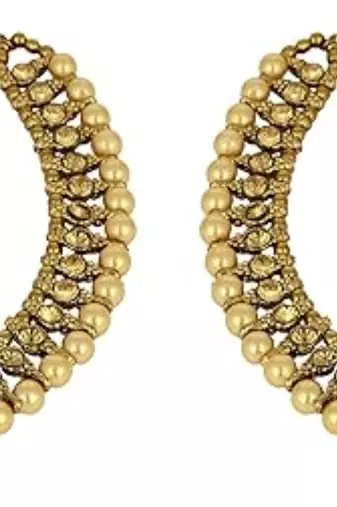 Traditional gold anklets