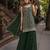 Green blooming georgette suit with heavy embroidery & sequin work