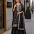 Black vichitra suit with heavy embroidery work