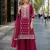 Maroon faux georgette suit with embroidery sequin work