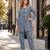 Grey faux georgette readymade 2 piece set with embroidery work