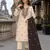 White d purple khadi cotton suit with embroidery & patch work
