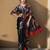 black one minute saree with pocket and ready to wear blouse