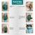 Teal green color one minute saree with pocket and ready to wear blouse