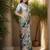 Light green color one minute saree with pocket and ready to wear blouse