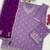 Lavender silk blend suit with embroidery & sequin work