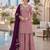 Pink silk blend suit with embroidery sequin work