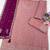 Pink silk blend suit with embroidery sequin work