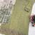 Mehendi faux georgette suit with embroidery work