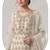 White embroidered silk pakistani salwar suit