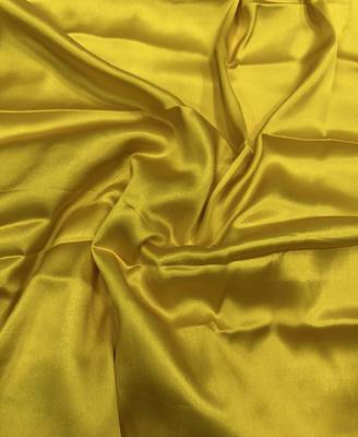 Imperial mustard predrepped saree with unstiched blouse 4