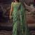 green  saree with blouse