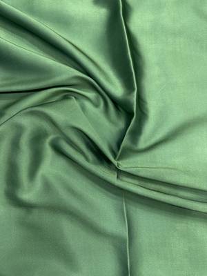 Pistachio sage predrepped saree with unstiched blouse 5