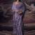 lilac ash saree with blouse