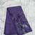 lilac ash saree with blouse