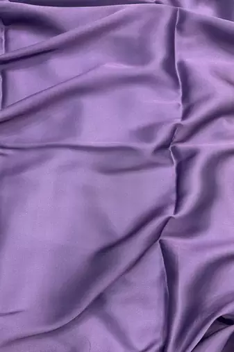 Lilac ash predrepped saree with unstiched blouse