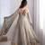 Grey Fandy Silk Embroidered Kurti Pant Dupatta