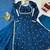 Blue Fandy Silk Embroidered Kurti Pant Dupatta