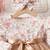 Gold floral net party wear baby dress