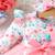 Pink floral net party wear baby dress