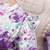 Purple floral net party wear baby dress