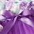 Purple floral net party wear baby dress