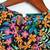 purple floral net party wear kids dress